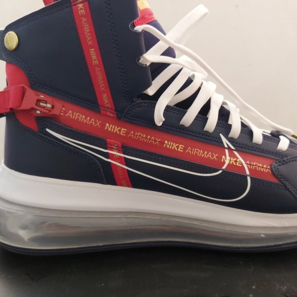 NIKE AIR MAX 720 SATURN OLIMPICO AZUL MARINO NOCHE - Picture 1 of 8